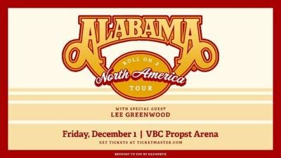 Alabama to perform at Von Braun Center