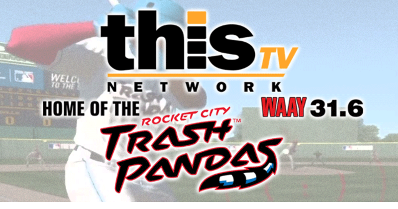 This TV, Rocket City Trash Pandas home games now available on