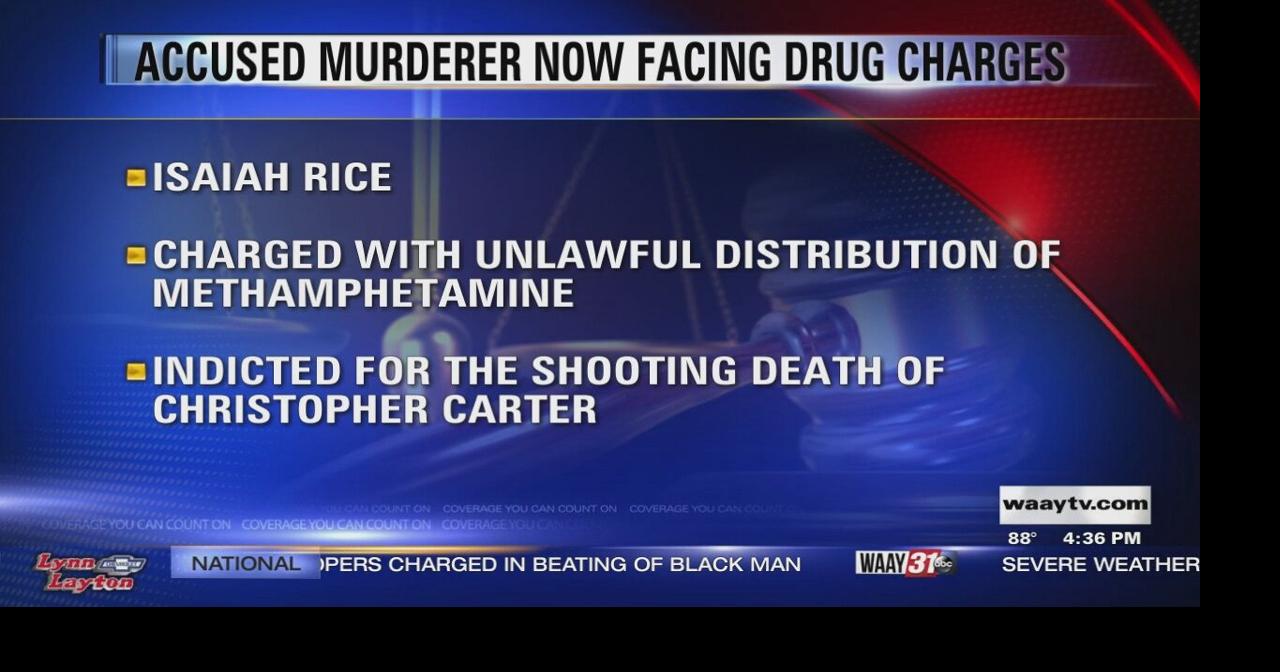 Accused murderer faces new Limestone County drug charges Video