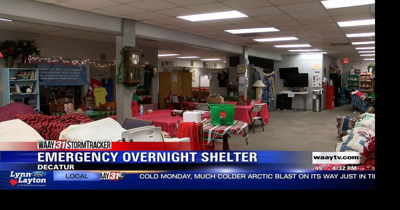 Hands Across Decatur to open emergency overnight shelter Video