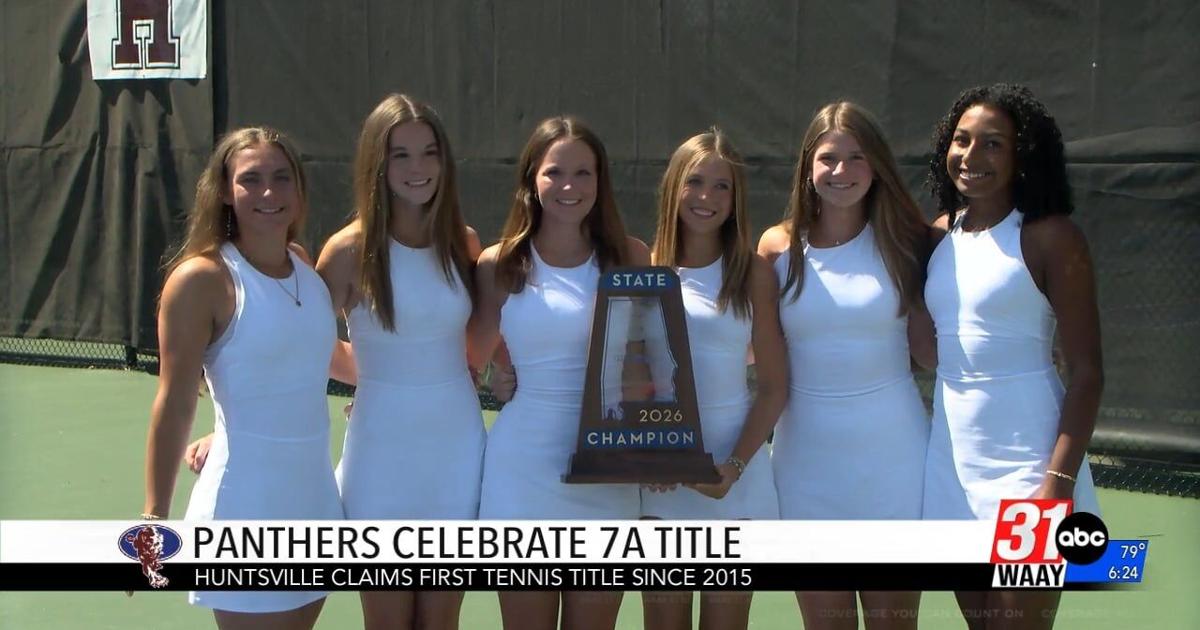 Huntsville celebrates 7A tennis title