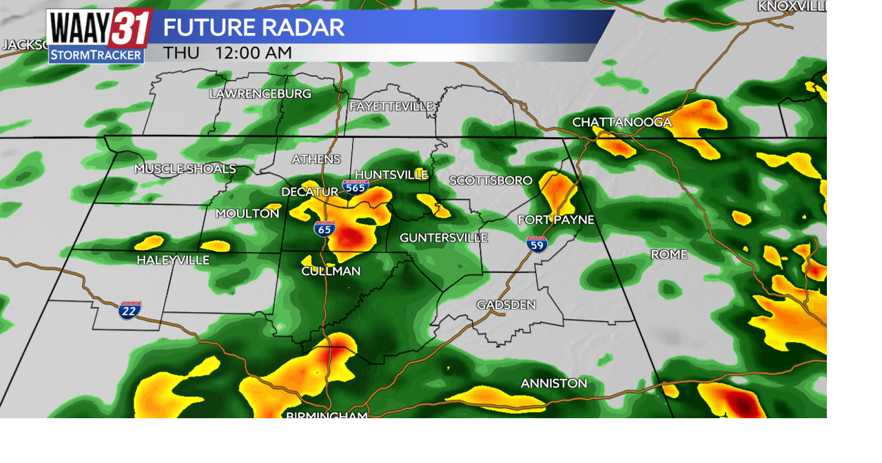 Rain and storms continue through this evening