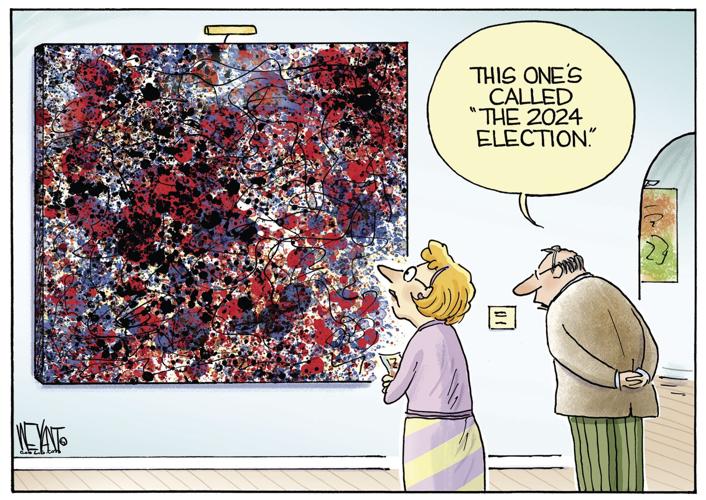 Editorial Cartoon: Modern Art Election