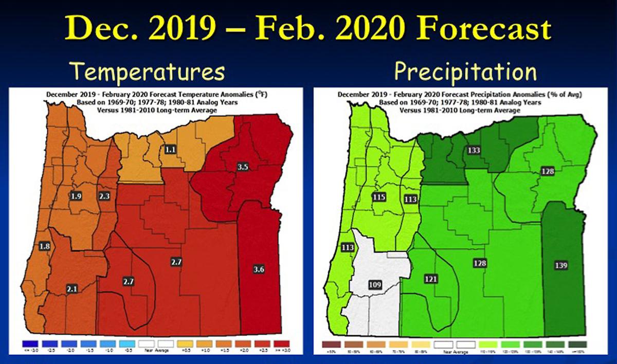 Updated Winter Weather Winter forecast revised to warm and wetter