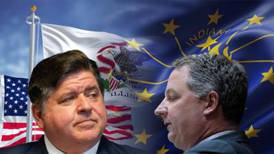 pritzker and indiana governor