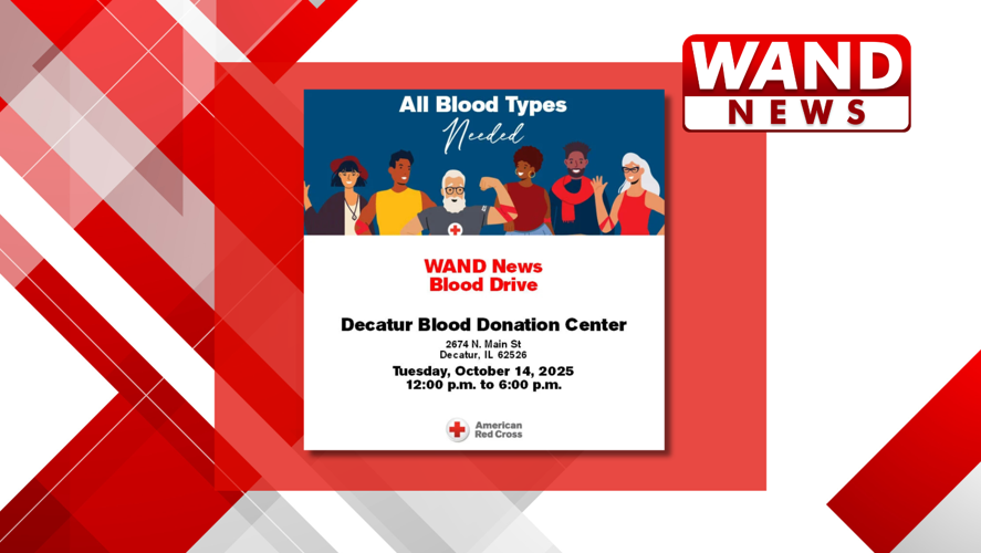 WAND blood drive poster