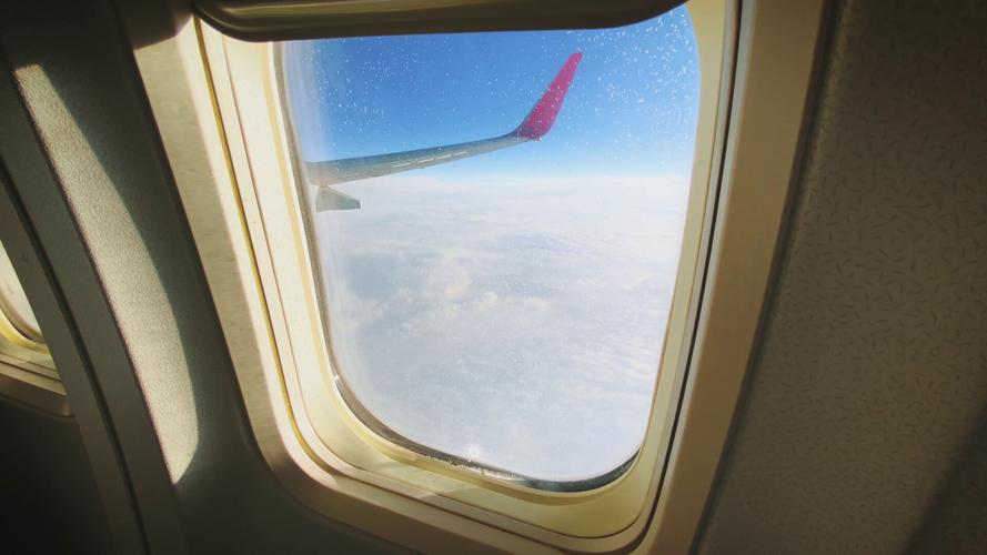 Airplane, flight, flying, window