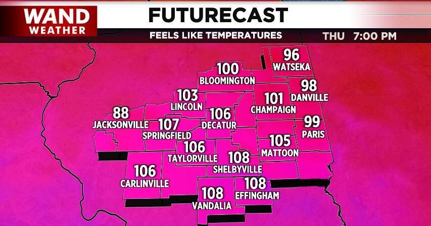 Hotter and more humid weather is on the way to Central Illinois | Top ...