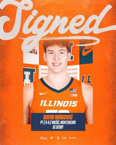 Illinois officially signs David Mirkovic for 2025-26 season