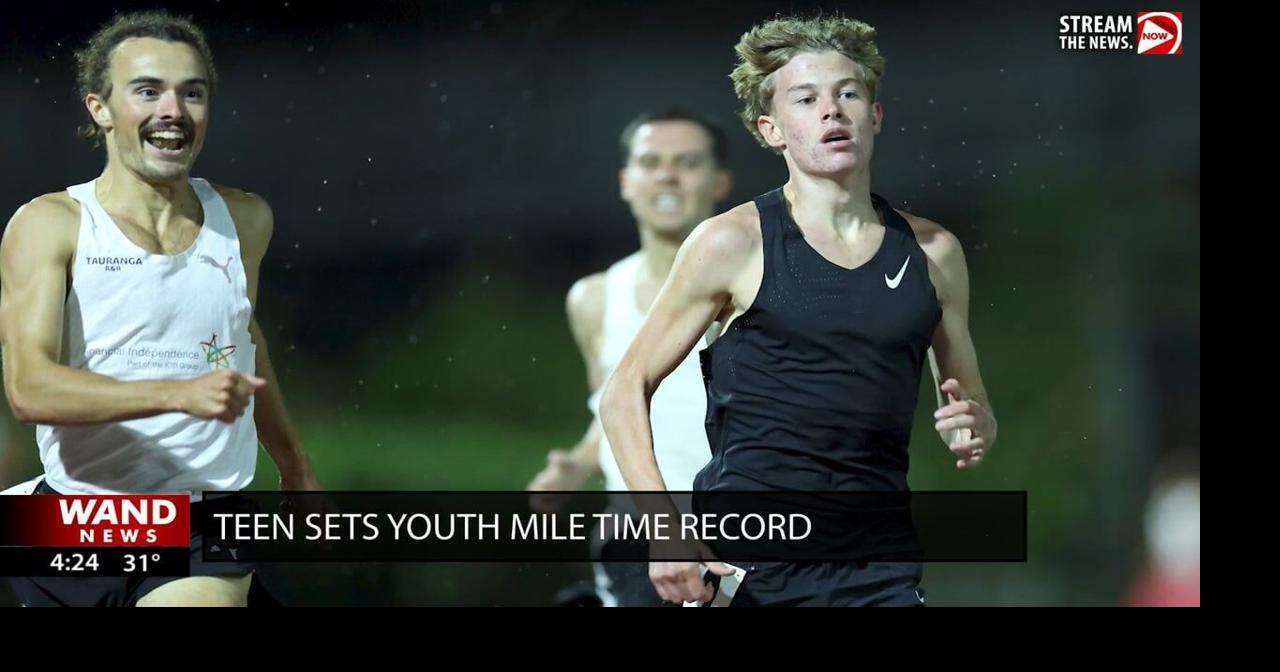 New Zealand teen sets youth mile time record with blazing speed