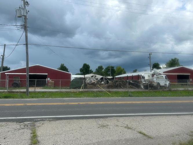 Coles County Fairground horse barn fire