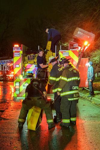 City of Champaign firefighters respond to New Year's Eve fire