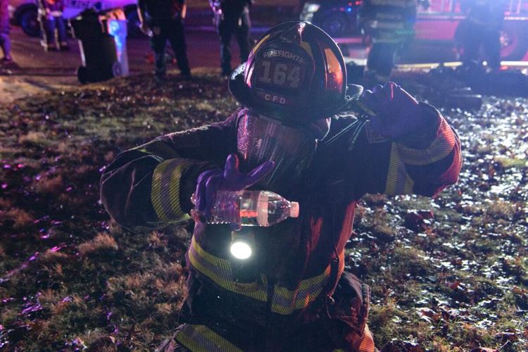 City of Champaign firefighters respond to New Year's Eve fire