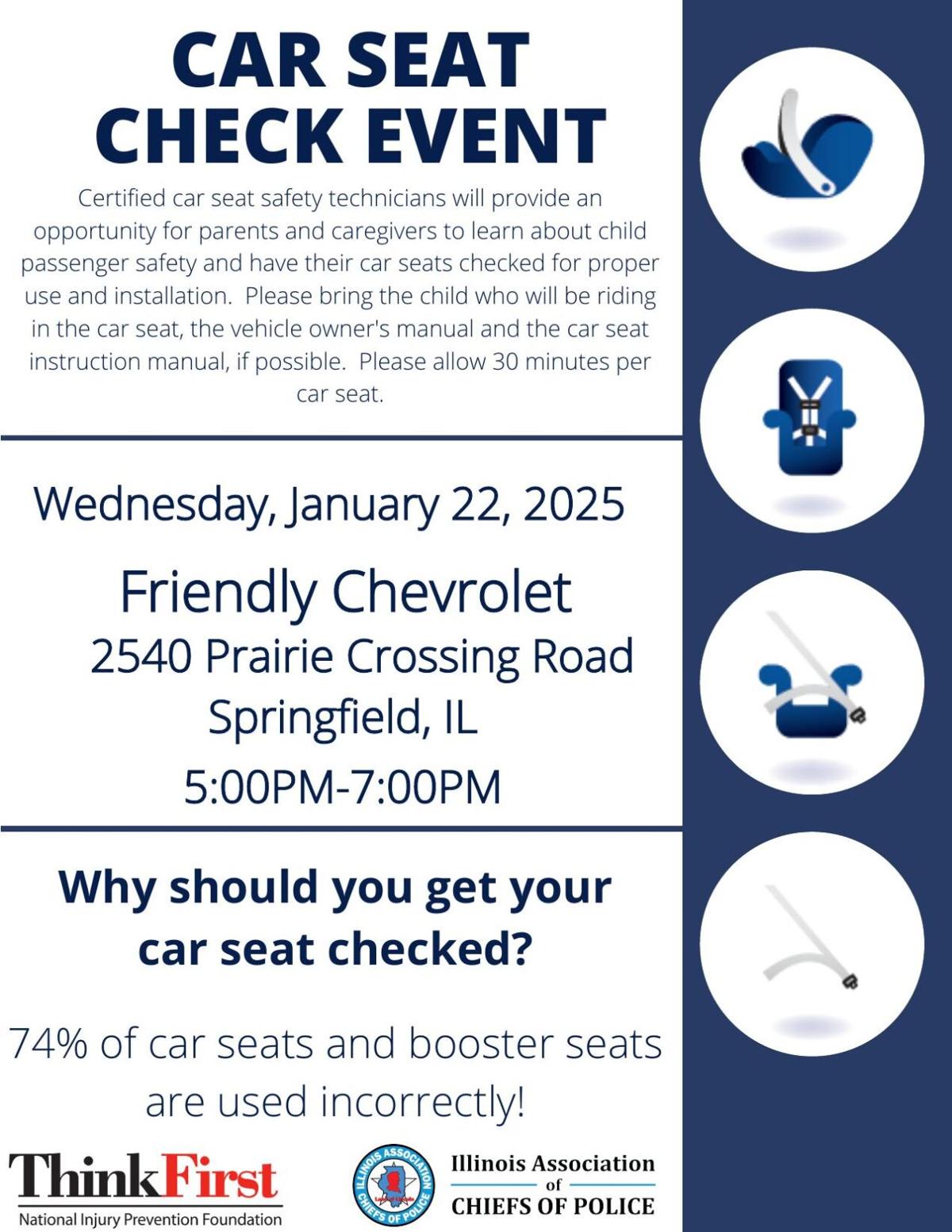 CAR SEAT CHECK EVENT
