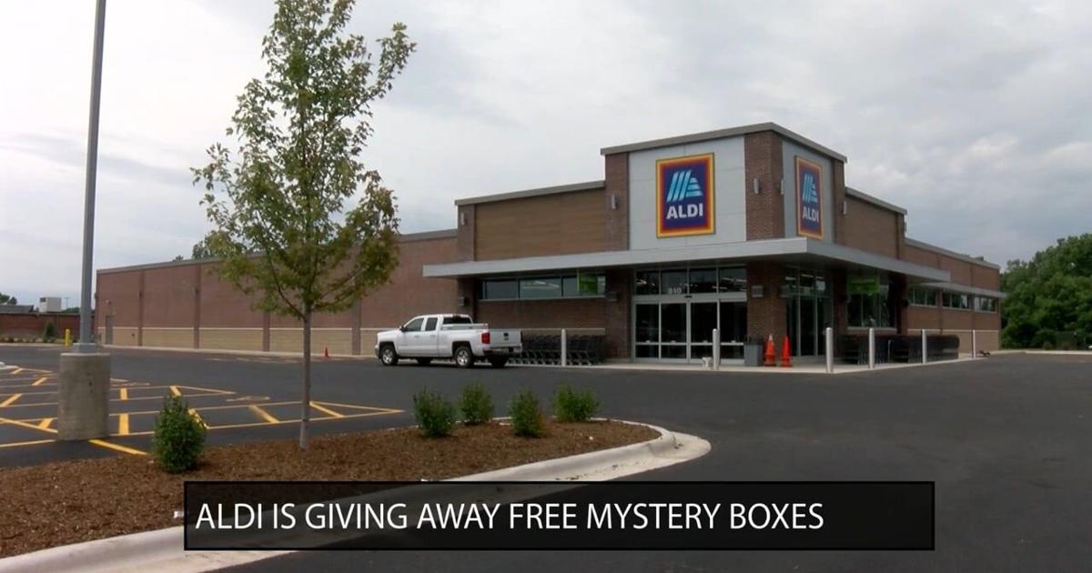 Thinking outside the box: Aldi giving away free mystery boxes | Videos ...