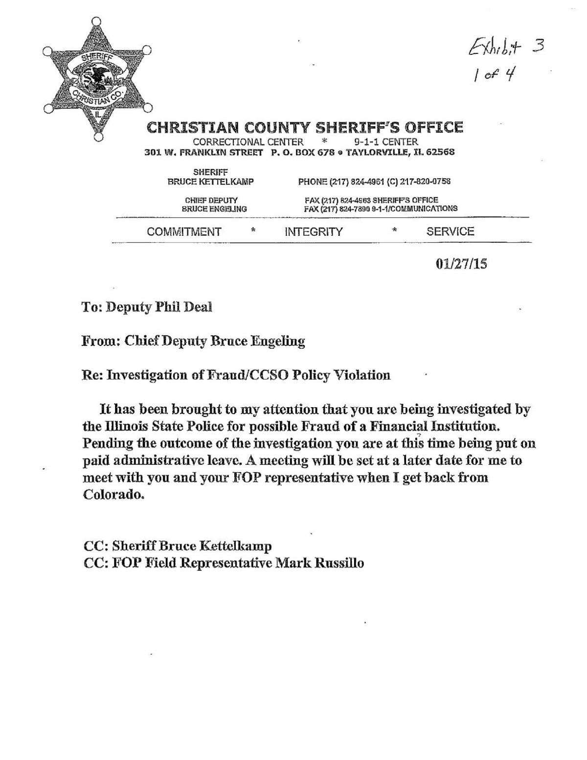 Deal Fraud Investigation