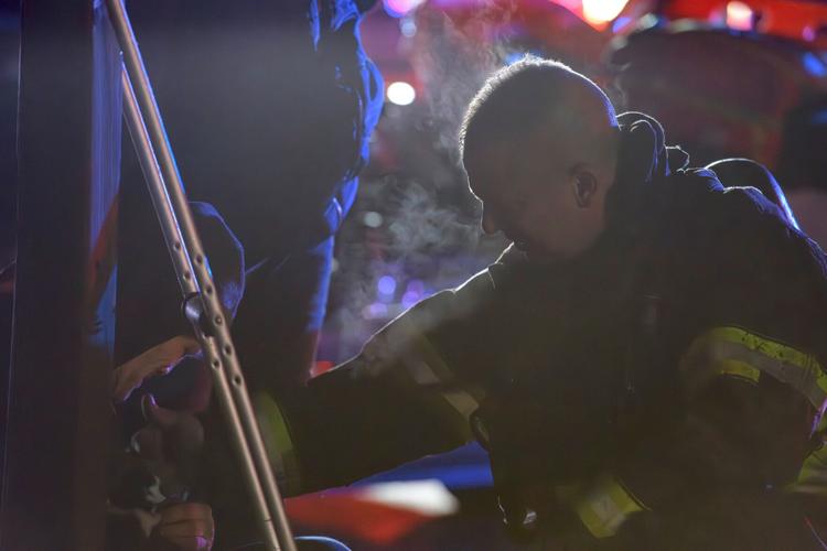City of Champaign firefighters respond to New Year's Eve fire