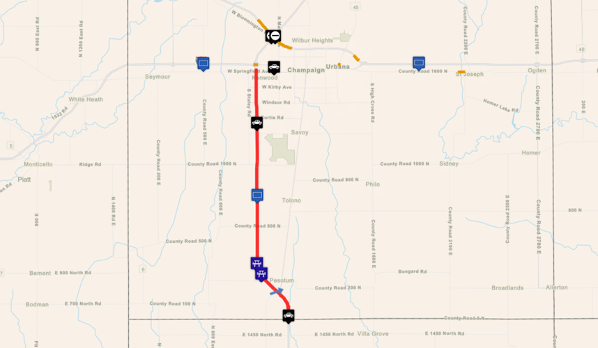 I-57 Near Pesotum