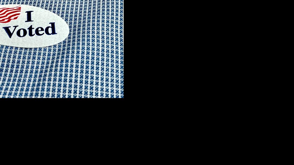 Voting sticker, election, polling place, voting