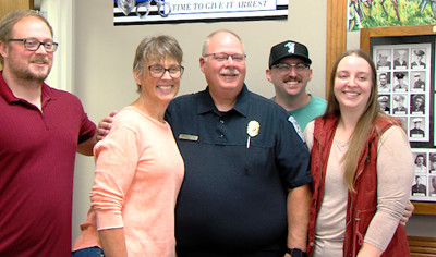 Arthur Chief of Police celebrates 30 year career with retirement party