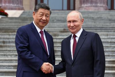 APTOPIX China Russia Putin