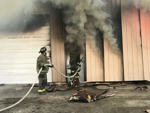 antique vehicle fire