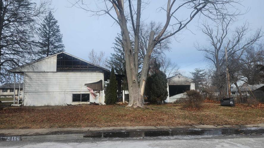 Aftermath of house fire in Decatur