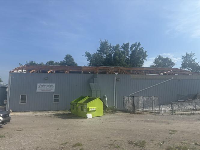 Animal Protective League storm damage