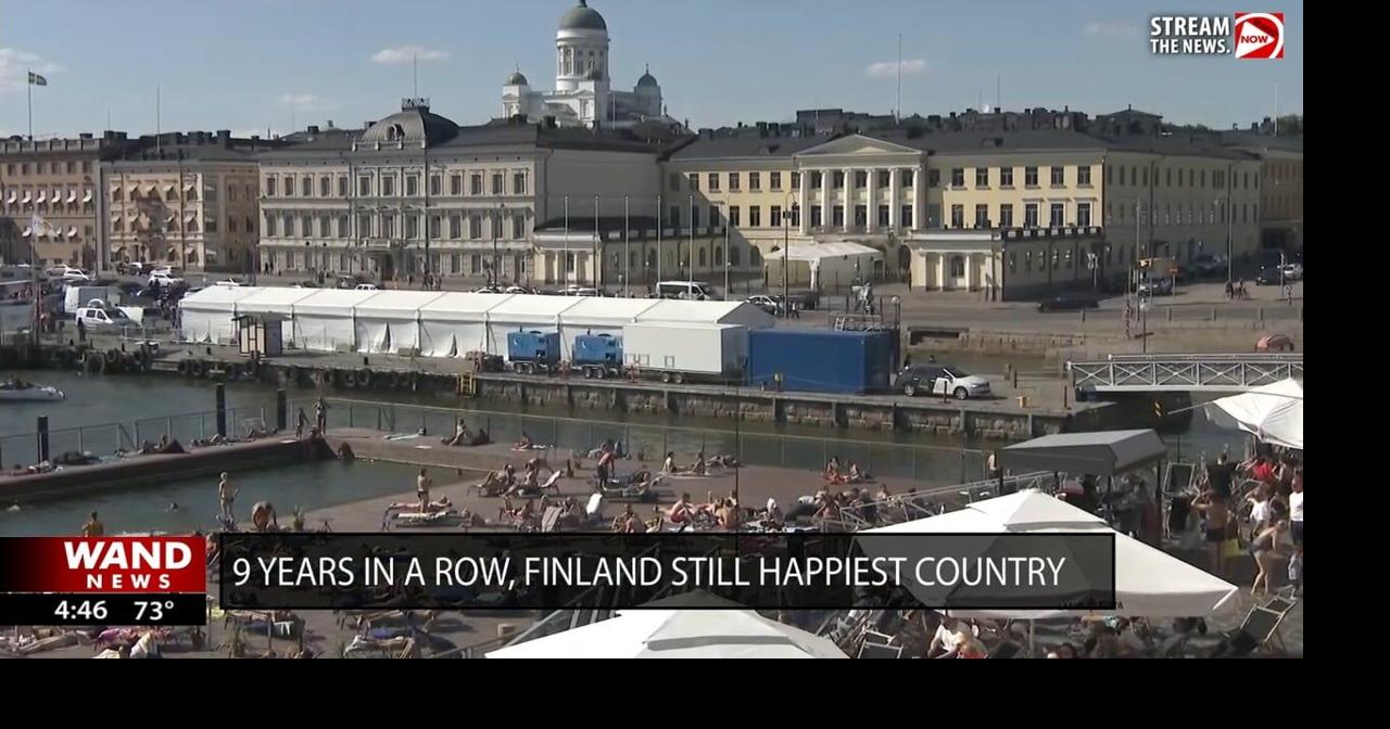 Finland the world's happiest country, 9 years running