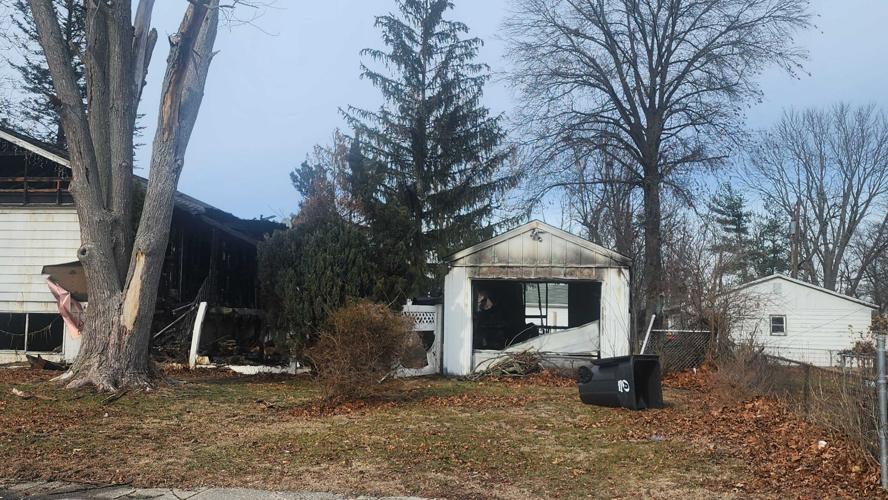 Aftermath of house fire in Decatur
