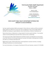 Ford County Narcan kits