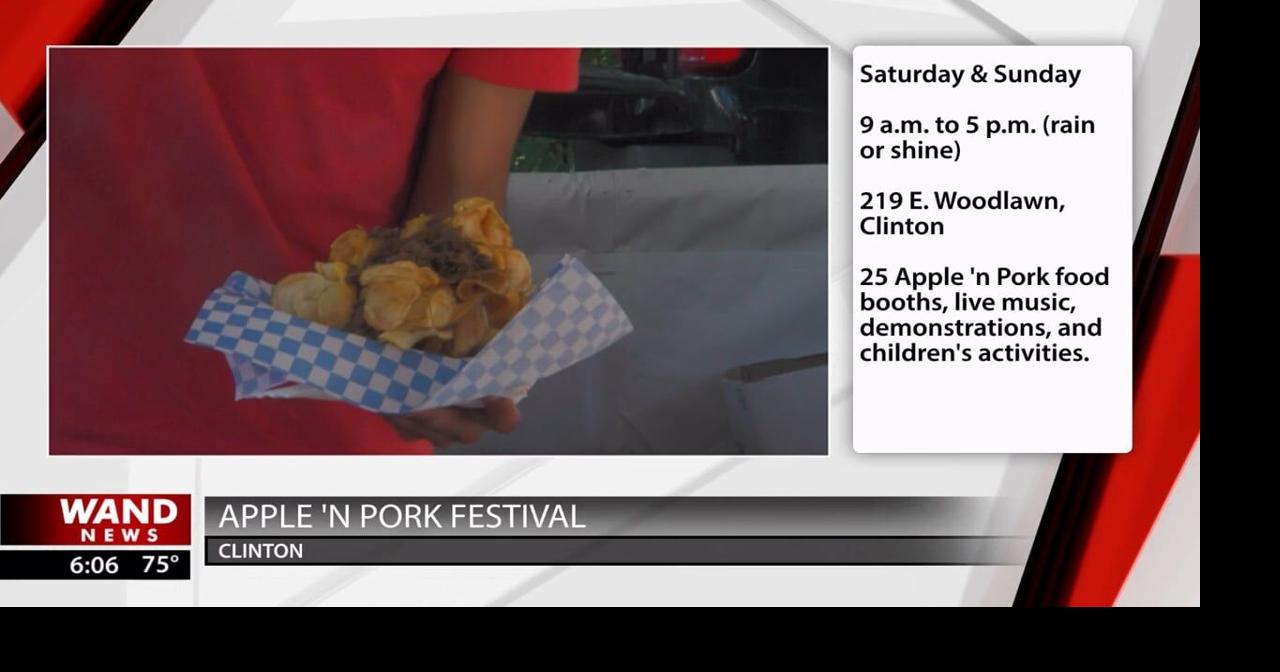 Apple and Pork Festival returns to Clinton this weekend