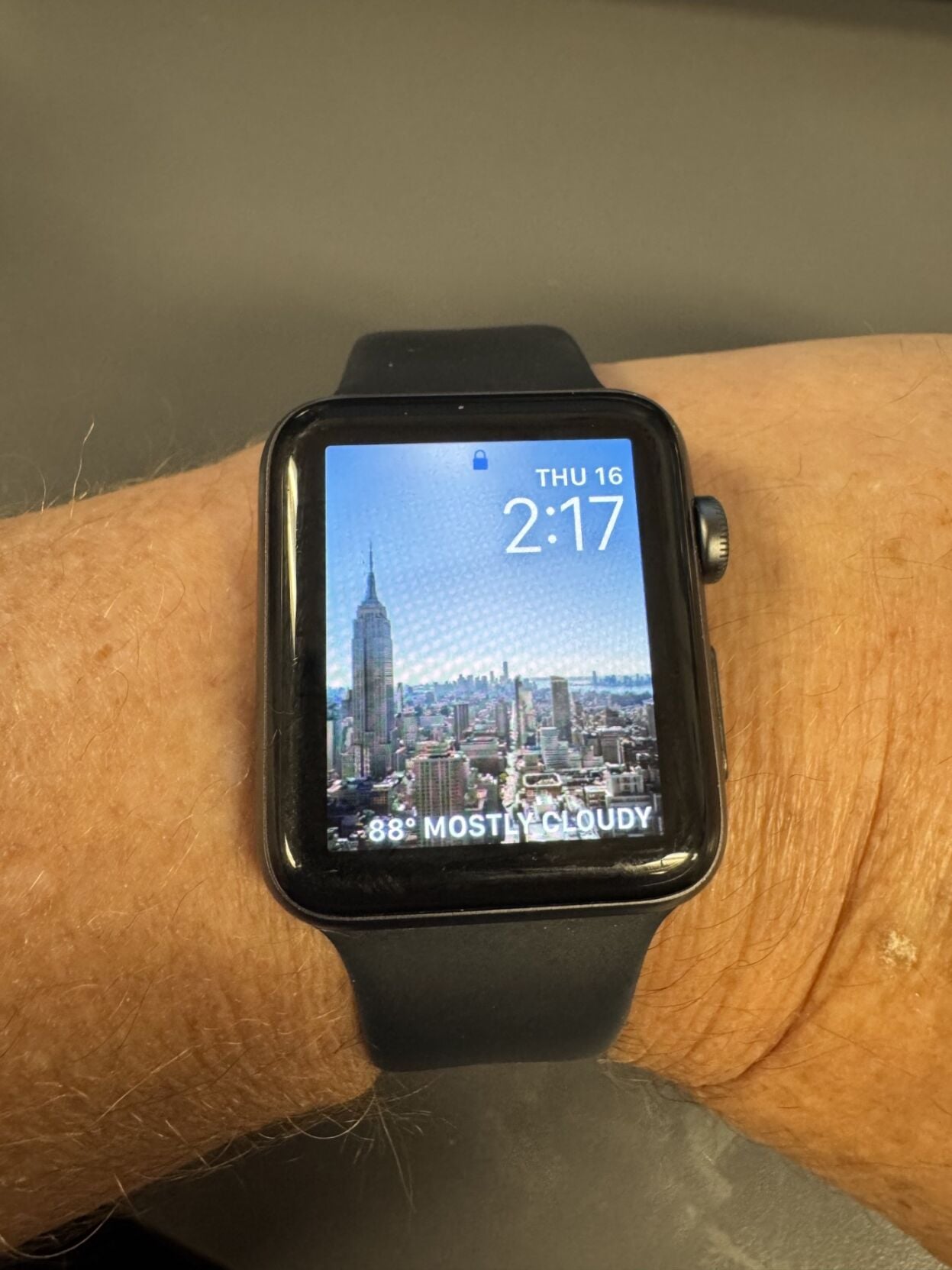 Watch representing time