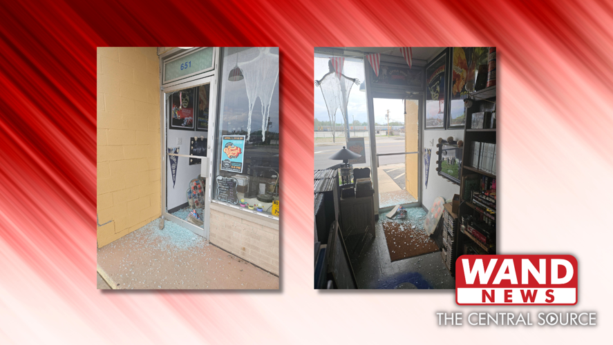 Vandalism at Speakeasy Records in Decatur