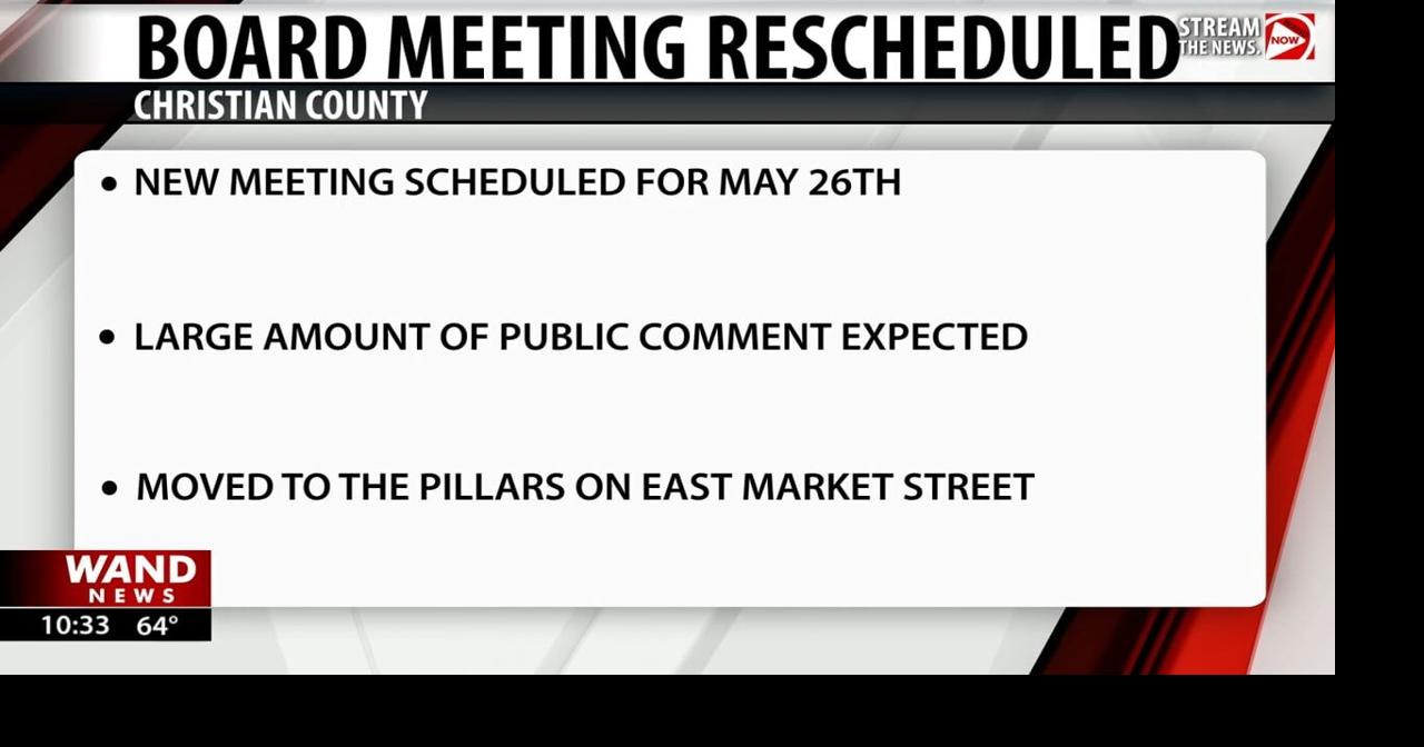 Christian County Board reschedules meeting as project management company considers development
