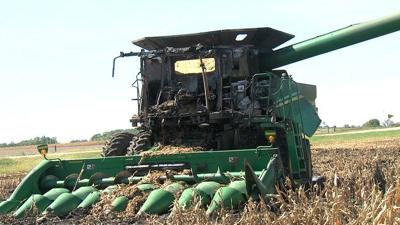 Two Combine Fires in One Day