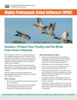 USDA information on HPAI