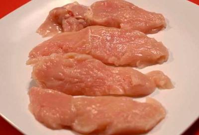 Raw chicken