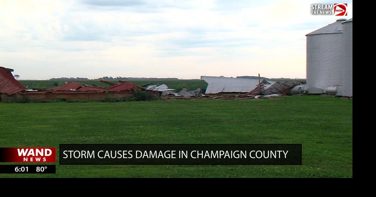 Storms leave behind damage in Champaign Co. following Tuesday's severe weather