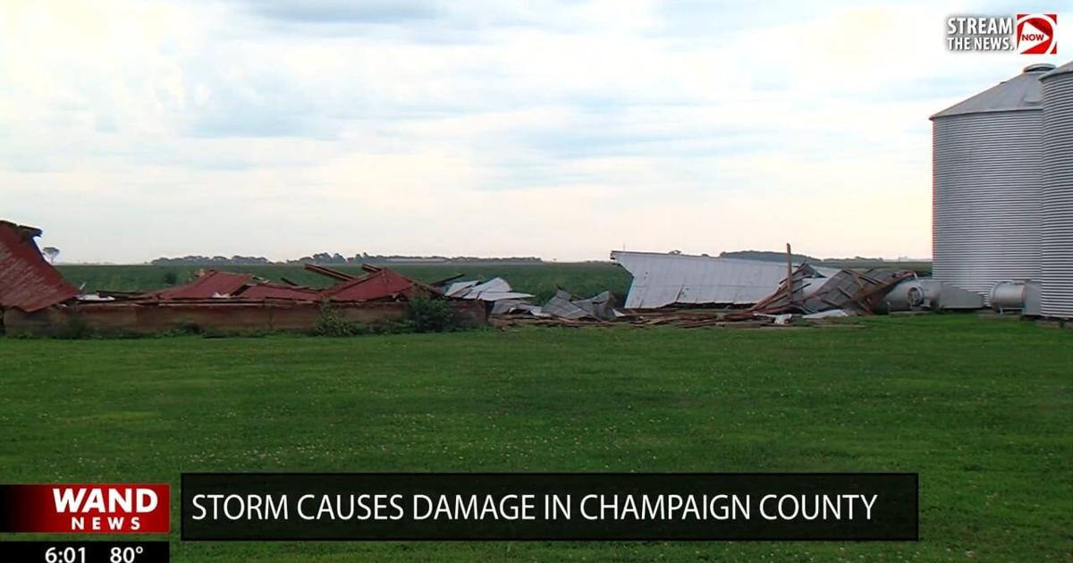 Storms leave behind damage in Champaign Co. following Tuesday's severe weather