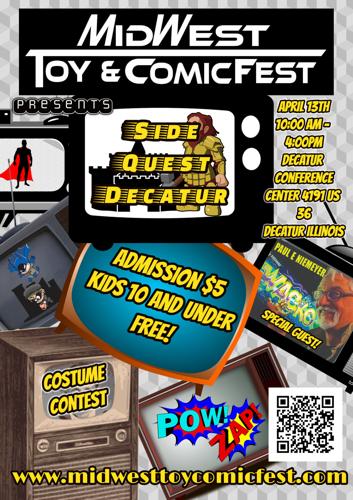 Midwest Toy and Comic Fest Presents: Side Quest Decatur Poster