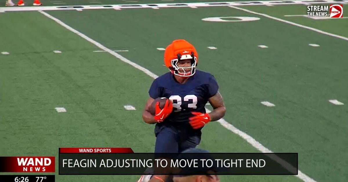 Kaden Feagin adjusting well to moving to the tight end room