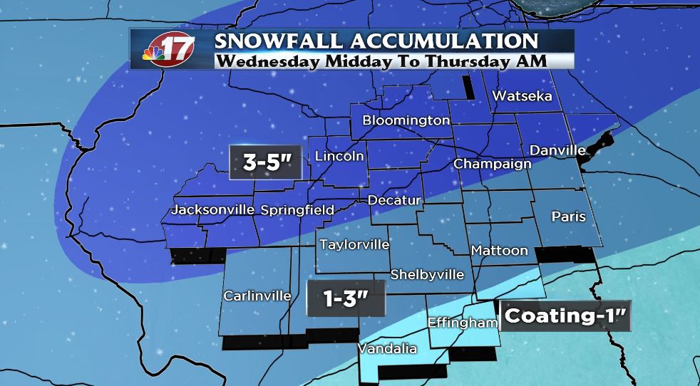 Winter weather takes aim at central Illinois Top Stories