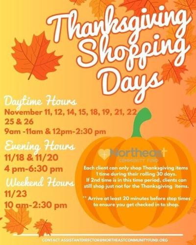 Northeast Community Fund kicks off its "Thanksgiving shopping days"