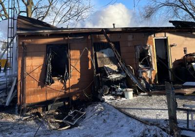 Lincoln Fire Protection District Responds to Structure Fire in Lerna Wednesday