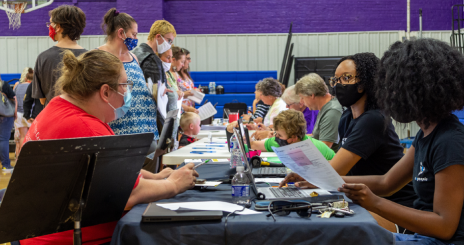 Georgetown-Ridge Farm laptop donations