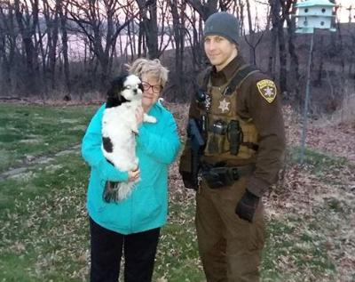 Lacey rescue from ravine