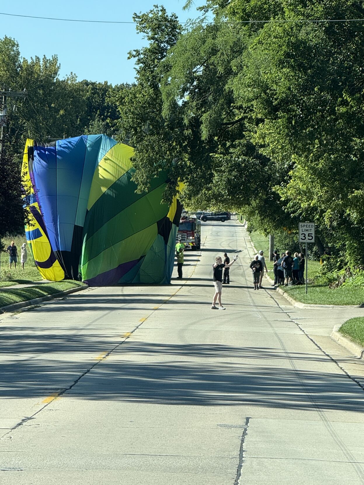 Hot air balloon crash