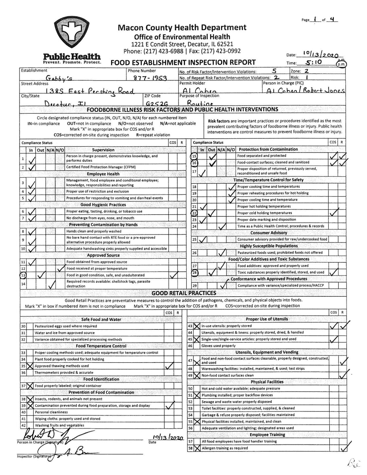 Gabby's Family Restaurant