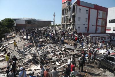 APTOPIX Colombia Earthquake